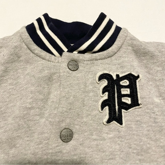 Polo Ralph Lauren Polo Bear Baby Varsity Jacket Size 6 Months - Picture 2 of 16